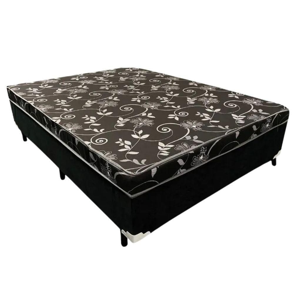 Cama Box Viuva Conjugada Ortopédico 5cm 43x128x188