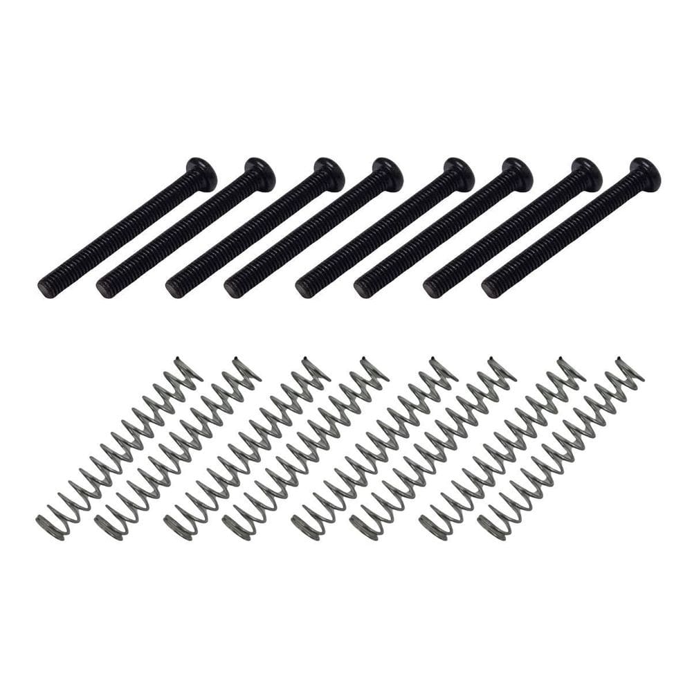 Kit 8 Parafuso Com Mola Captador Humbucker Guitarra Aço Bk