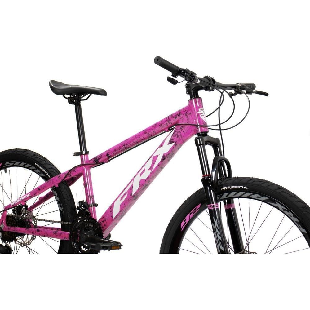 Bicicleta Frx Ragnarok Aro 26 Adulto Freeride Pink 14