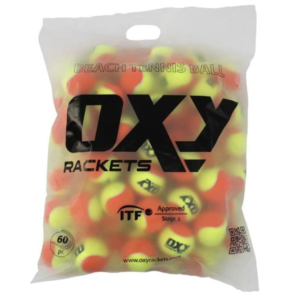 Bola De Beach Tennis Oxy Itf Pack Com 60 Bolas