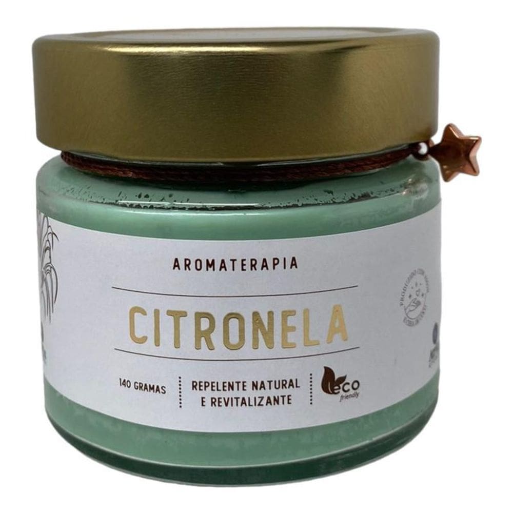 Vela Perfumada Citronela Atria Aromática Indiana 140G