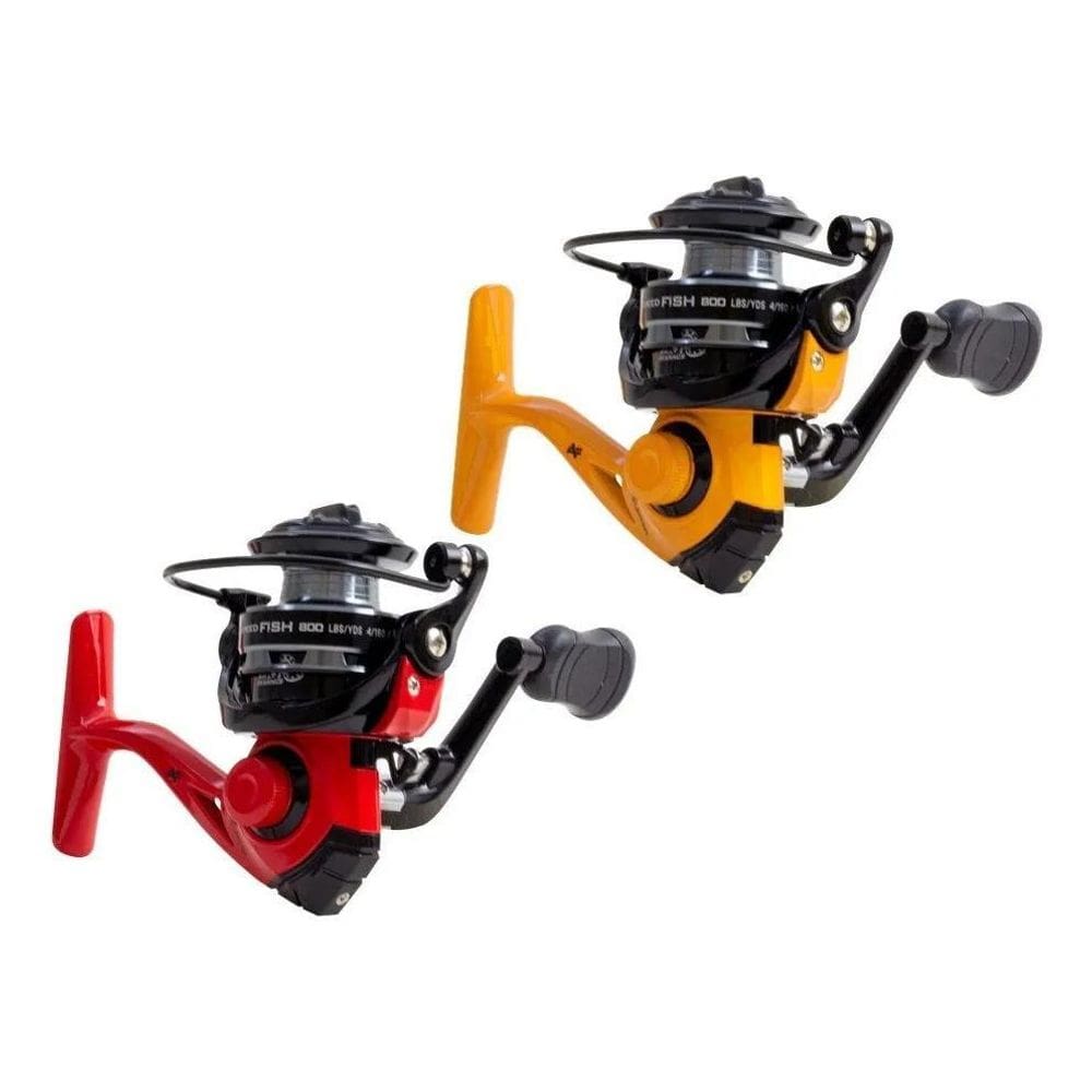 2X Molinete Ultra Light Speedfish Micro 800 3+1 Rol - Albatr