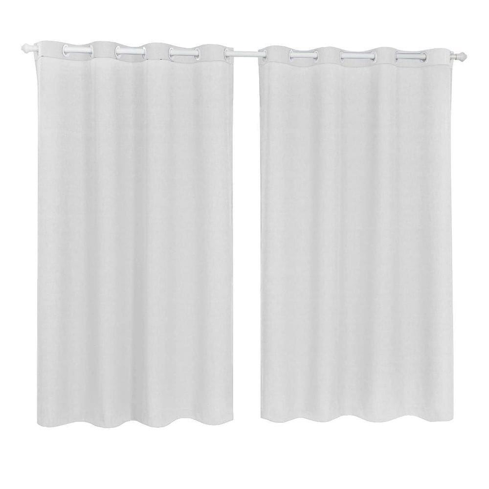 Cortina Tecido Oxford Sala Quarto 2,80 X 2,50 - Branco