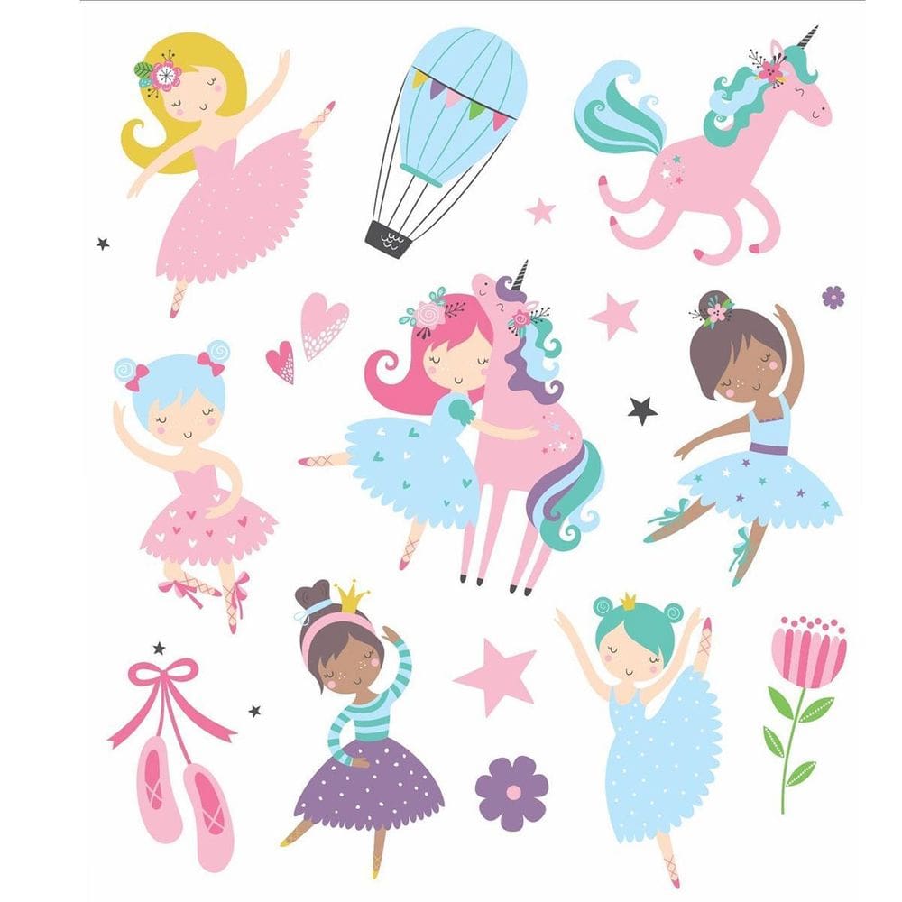 Tatufan Tatuagem Temporária Infantil Divertida Ballet