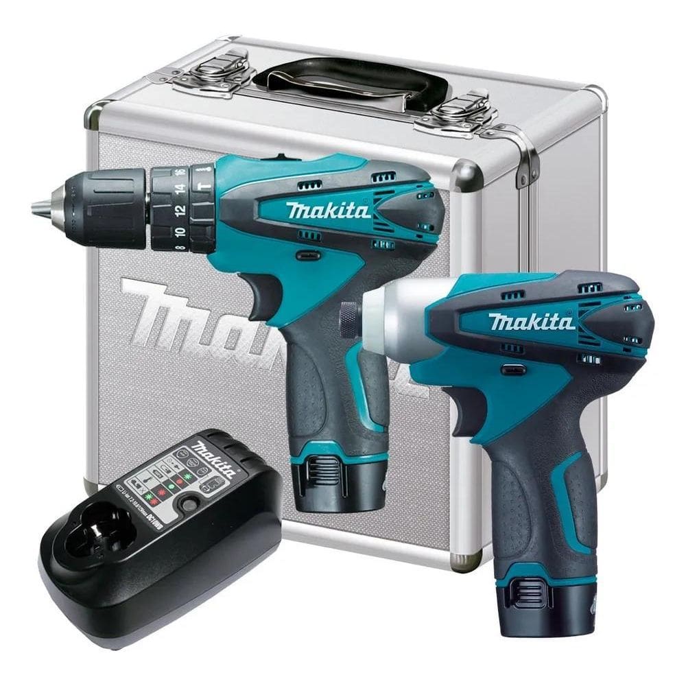 Furadeira E Parafusadeira Impacto 12V Bateria Makita Dk1493