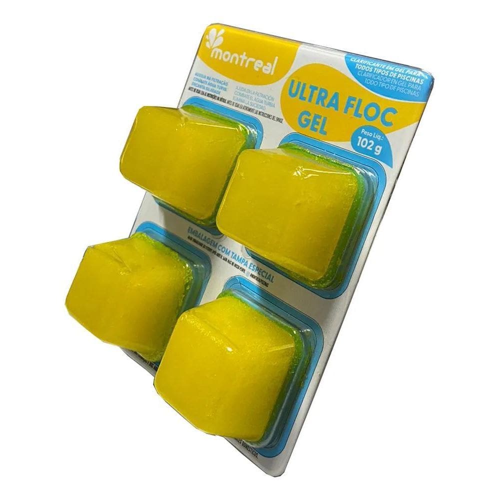 2X Pastilha Super Clarificante Para Piscina Ultra Floc Montr