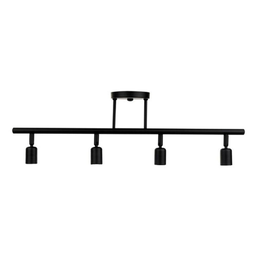 Luminária Articulada Trilho Spot E27 Cozinha Sala Preto