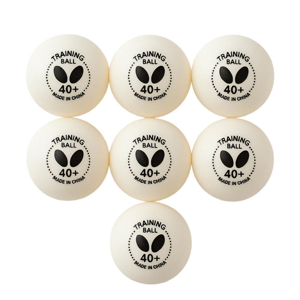 Bolas De Ping Pong Butterfly Plástico 40+Training 6 Unidades