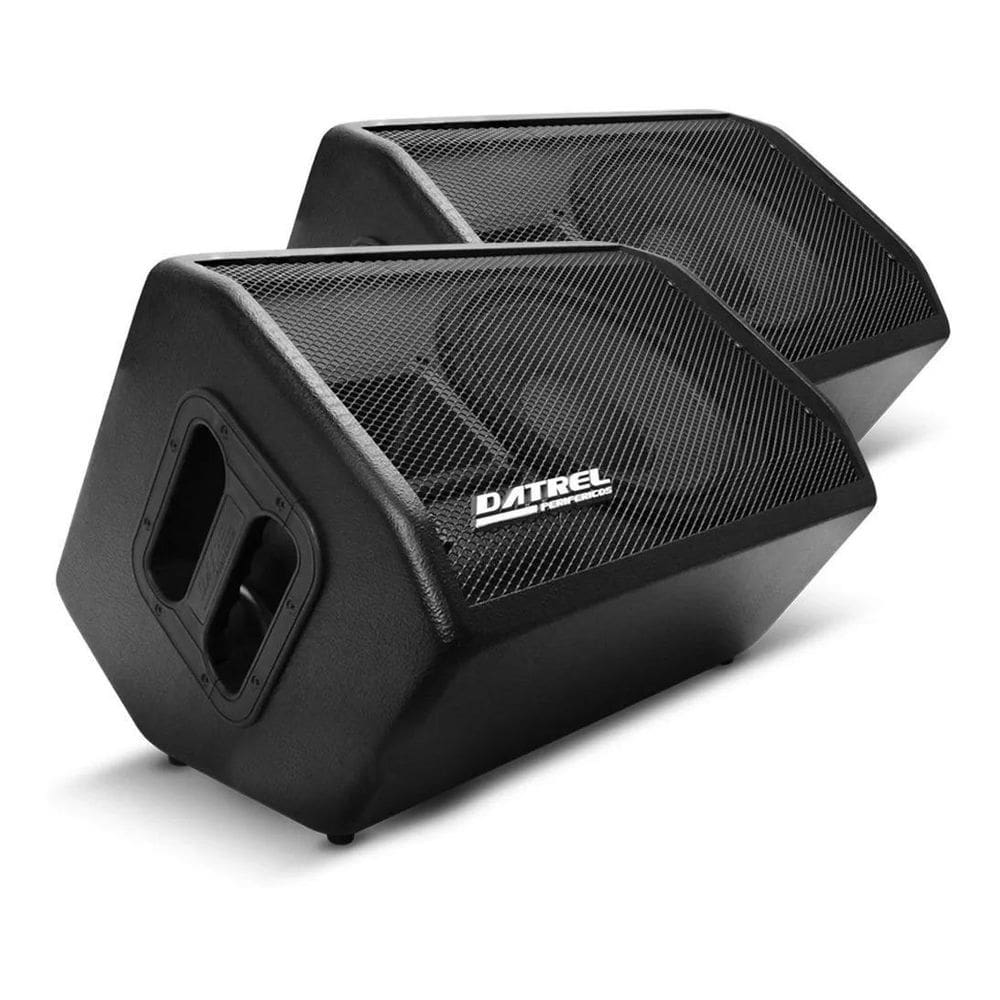 Kit Caixa Ativa + Passiva Datrel Monitor Retorno Palco 400W