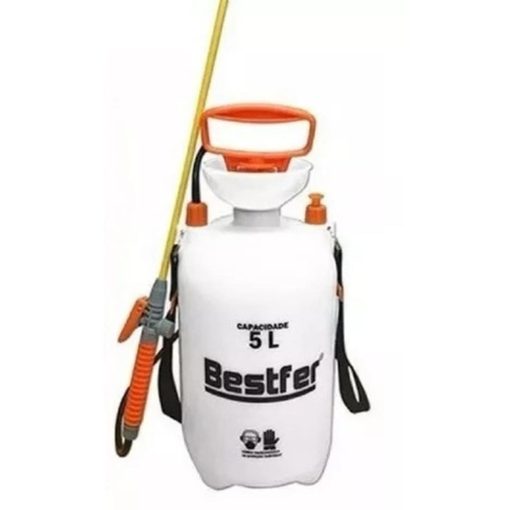 Pulverizador Manual Compressão Prévia 5 Litros Jardim