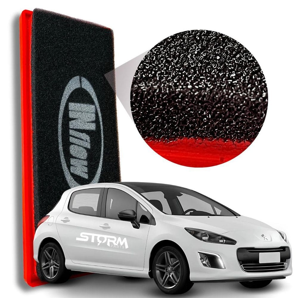 Filtro Ar Inflow Peugeot 308 Motor 1.6 Thp Turbo 2012 A 2015