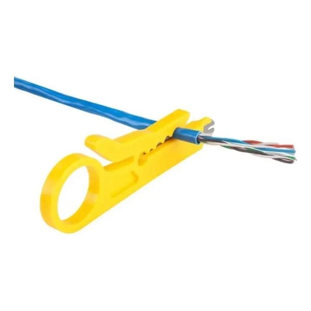 Mini Alicate Para Descascar/Desencapar Fios Portátil Rj 45