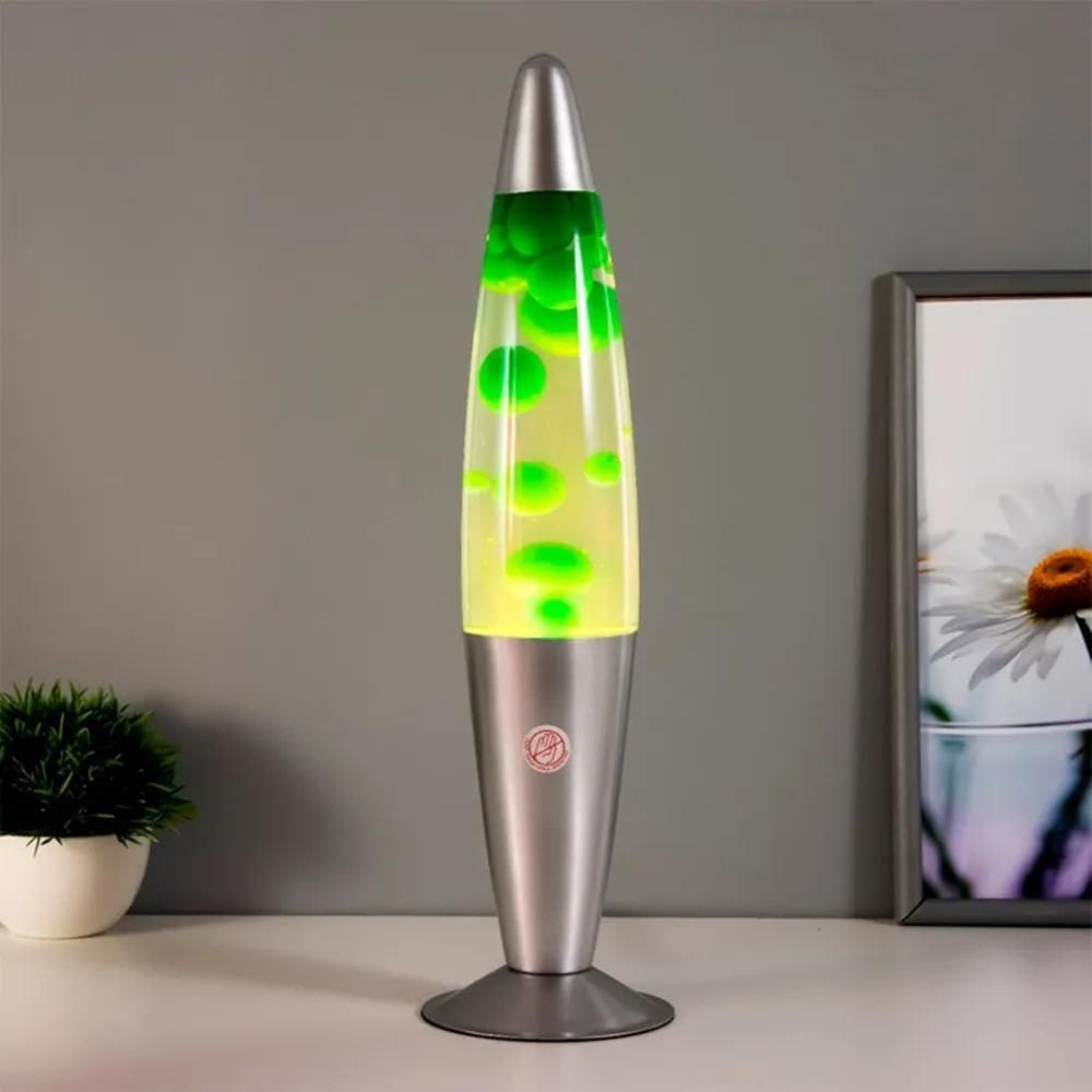 2X Luminária De Mesa Abajur Decorativo Lava Lamp Retrô Cúpul