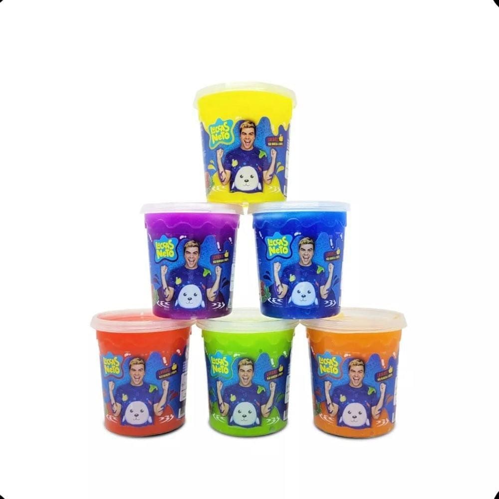 Slime Gelástica Luccas Neto Não Gruda 180Gr -