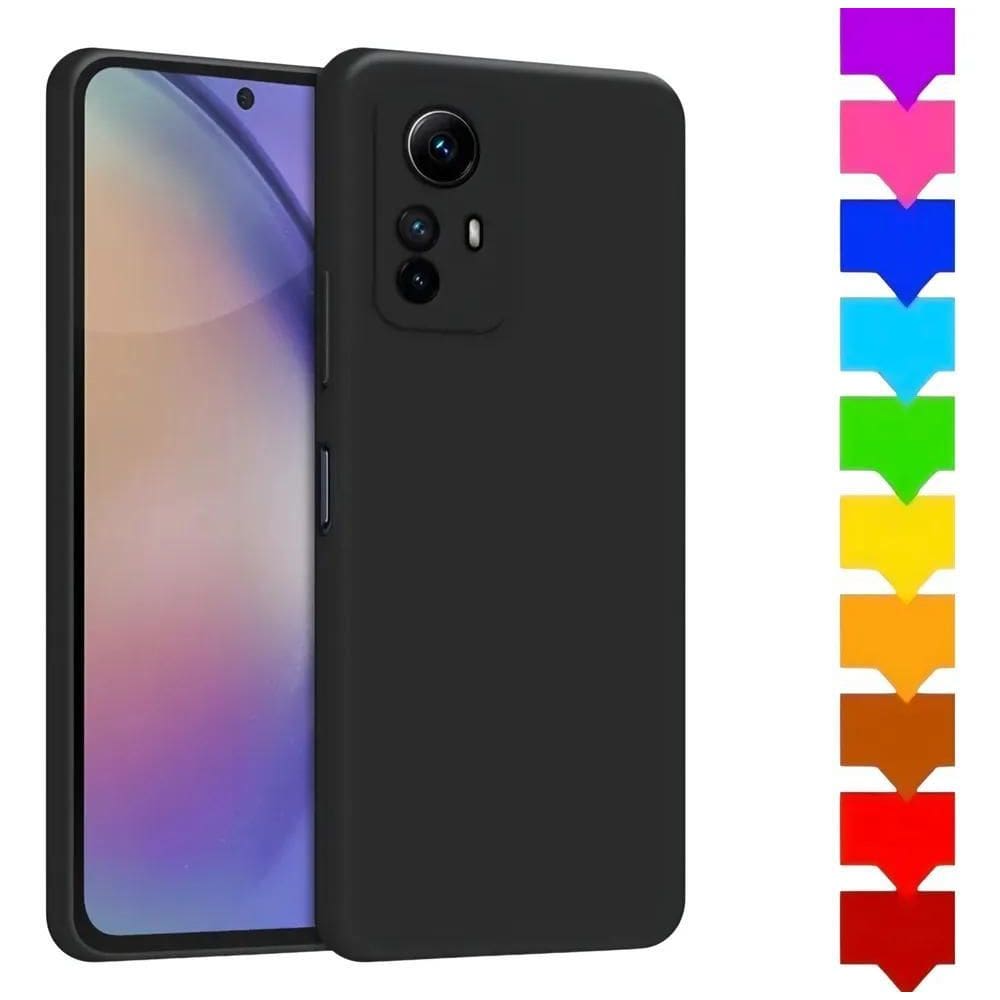 2X Capa Capinha Compativel Note 12S 4G Silicone Aveludado