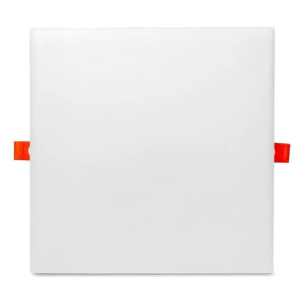 2X Painel Plafon Led Borda Infinita 24W Embutir Sobrepor 17X