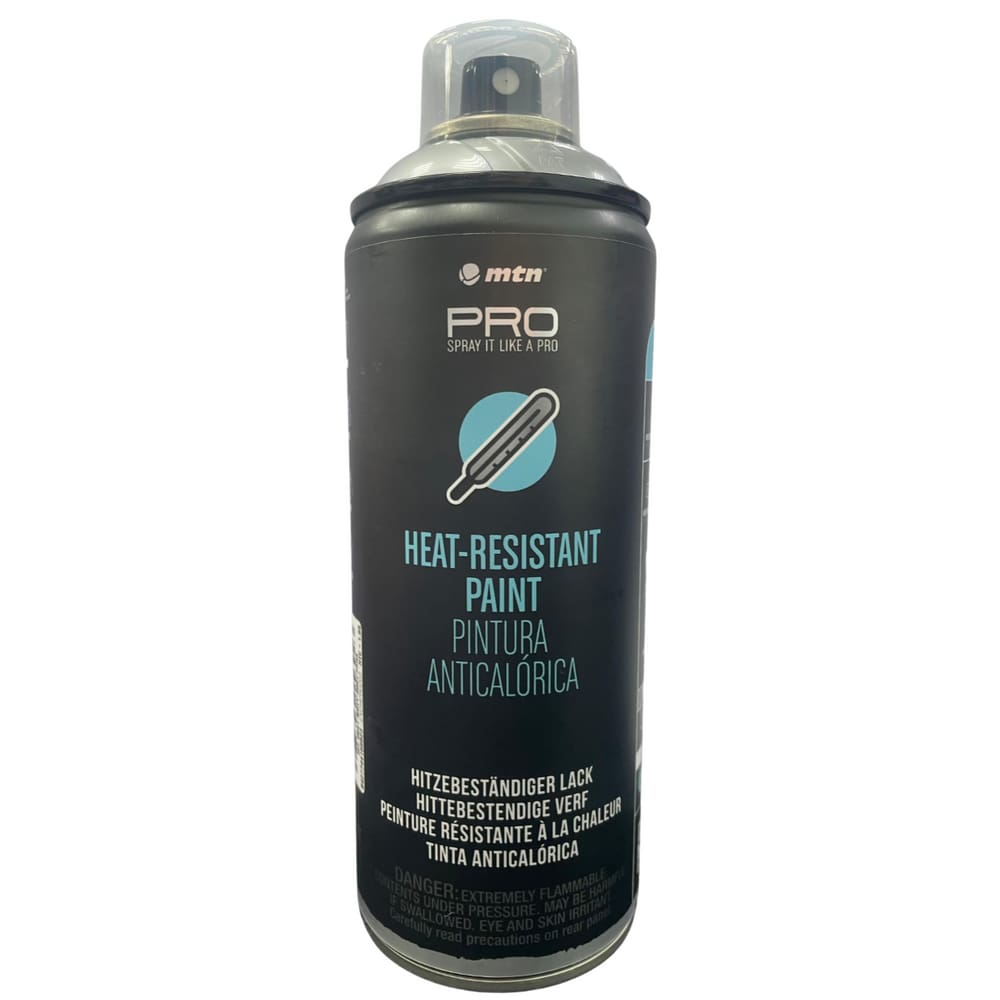 Tinta Spray Resistente a Calor Prata 400ml PRO MTN