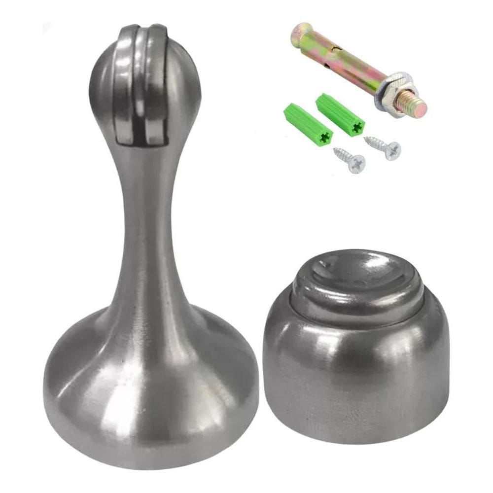 2X Prendedor De Porta Trava Porta Magnetico Fixador Chão/Par