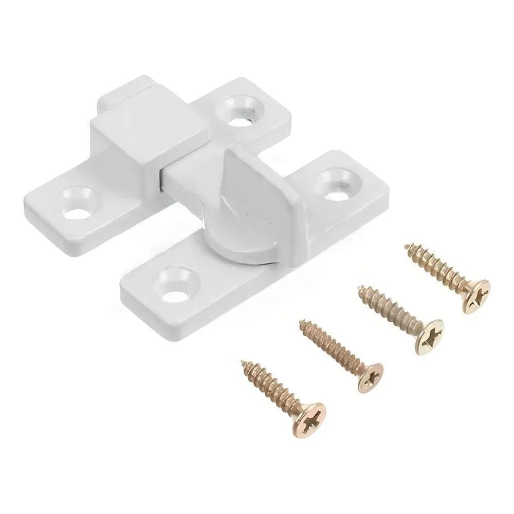 2X Trinco Tranqueta Bico Virado Janela 4Cm União Mundial Cor