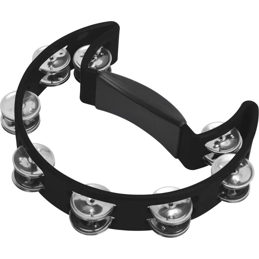 2X Spanking Pandeiro Meia Lua Pro Fire Preta