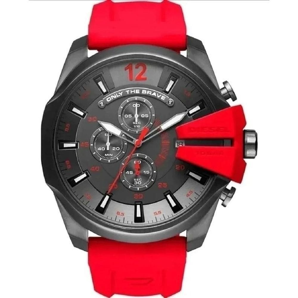 Relógio Masculino Diesel Dz4427 Red Lindo