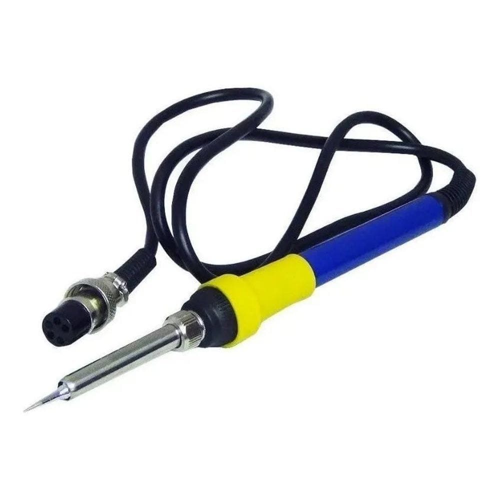 2X Ferro Solda Cabo Yaxun 5 Pinos Fêmea Azul 878D+ 881D 24V