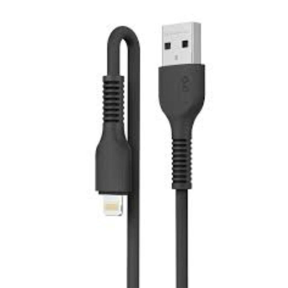 Cabo Preto Usb A Para Lightning Econômico Rápido Forte E Resistente