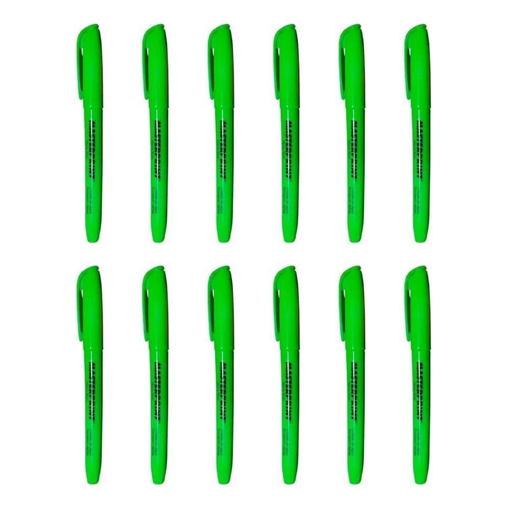 2X 12 Canetas Marca Texto Neon Caixa Grifar Destacar