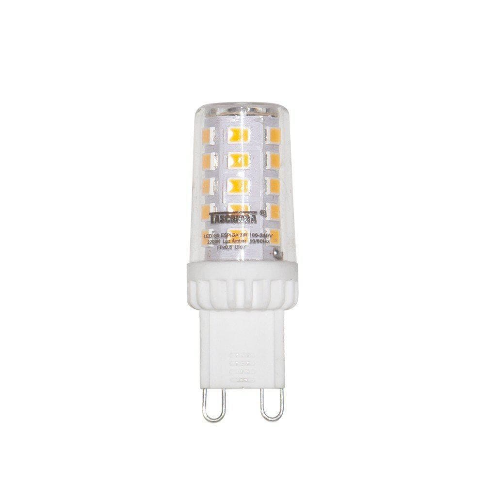 Lâmpada Led G9 Espiga 3W Taschibra Bivolt 2200K Luz Quente