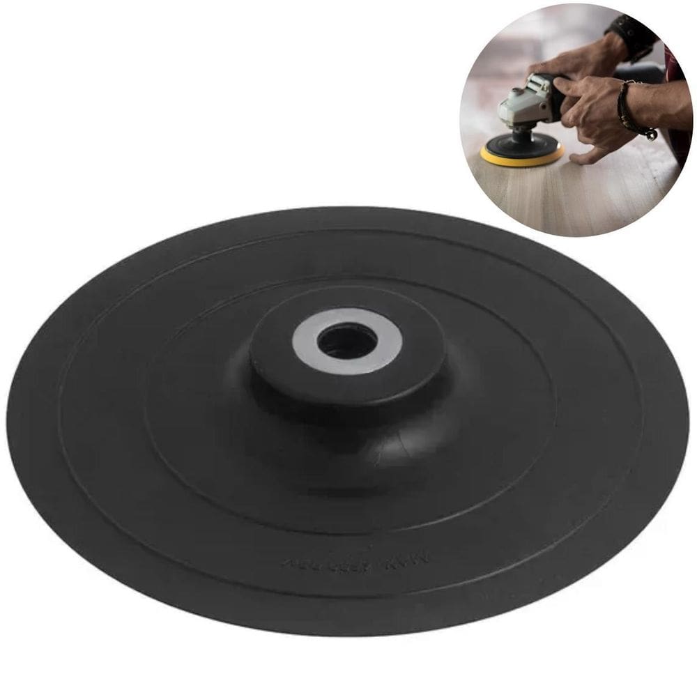 Suporte De Borracha Para Disco De Lixa Boina 125Mm