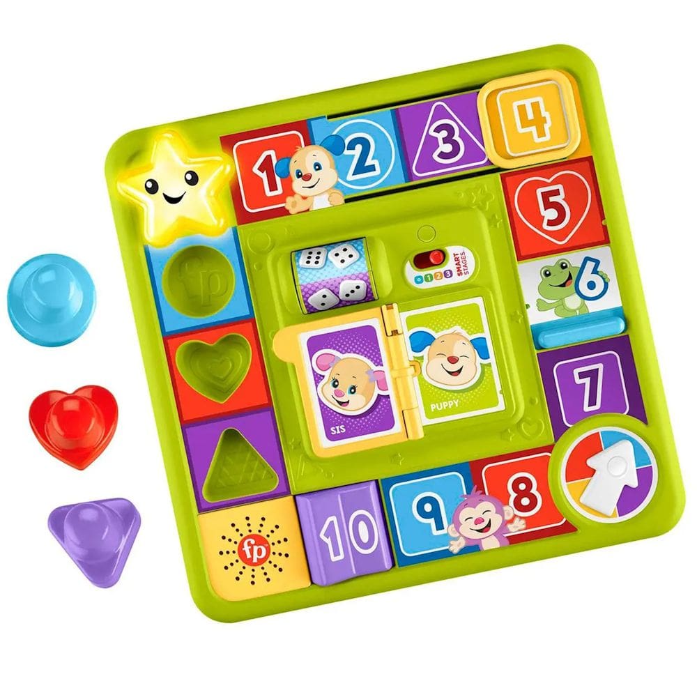 Jogo Meu Primeiro de Tabuleiro Aprendizagem - Fisher-Price