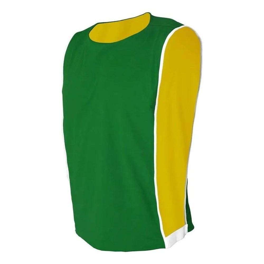 2X Kit Jogo De 6 Coletes Dupla Face Treino Futebol