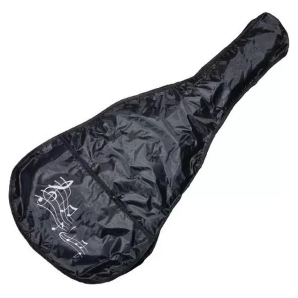Bag Violão Clássico 4/4 Impermeável Preto Notas Andaluz
