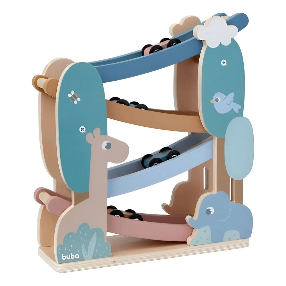 Torre De Carros Cloudy Brinquedo Infantil Educativo Buba