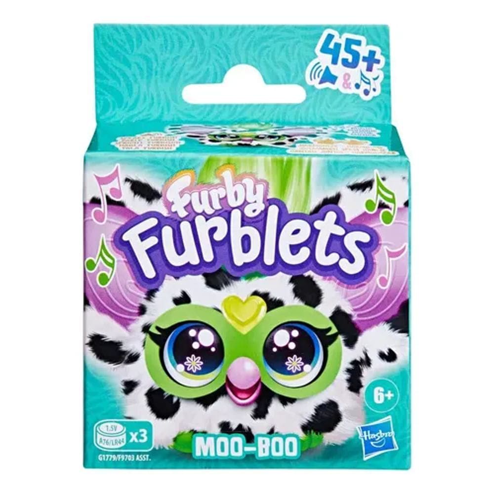 Pelúcia Interativa Furby Furblets 45 Sons - Hasbro F9703 Moo-boo
