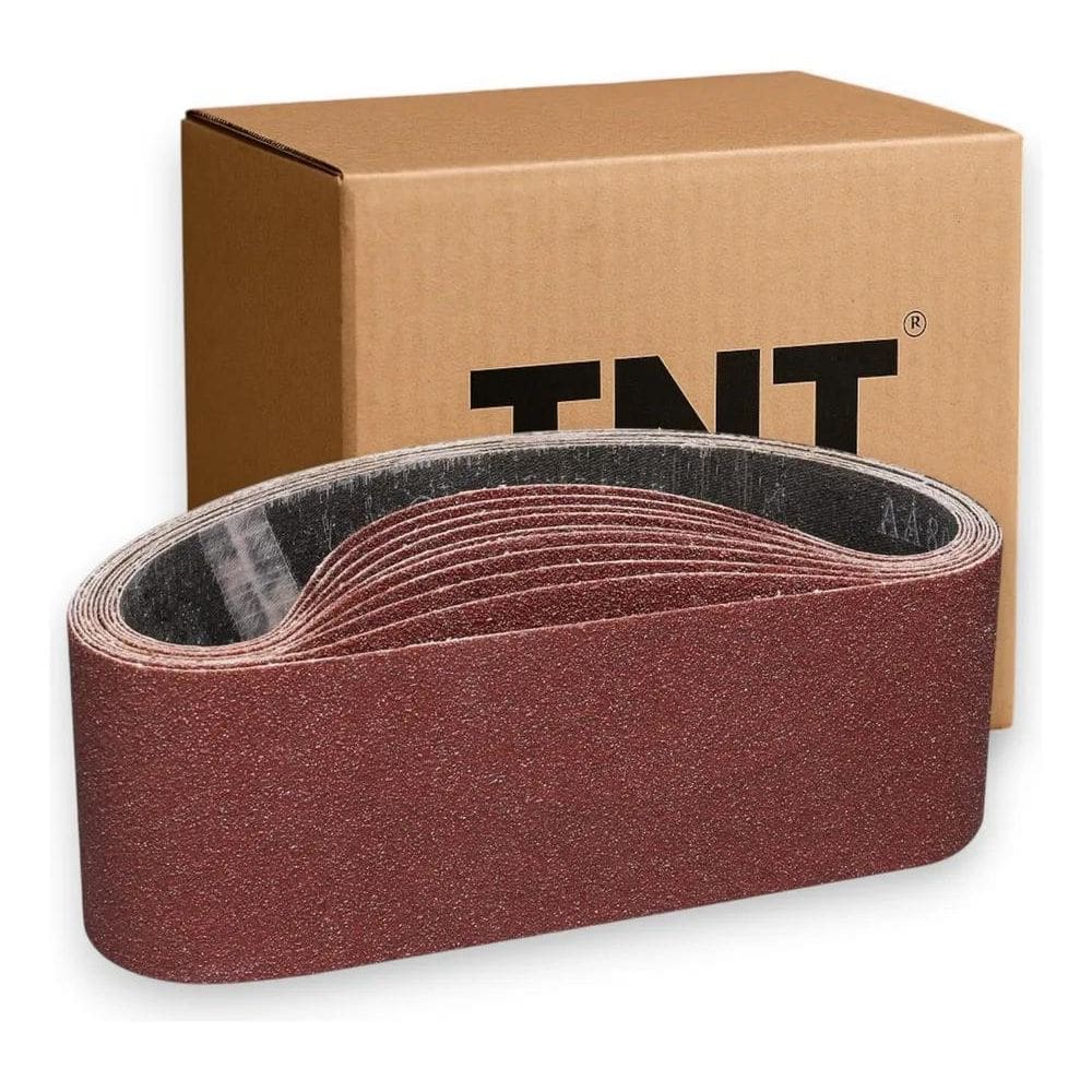 2X Lixas De Cinta 610X100Mm P Lixadeira Makita 9400G Com 10P