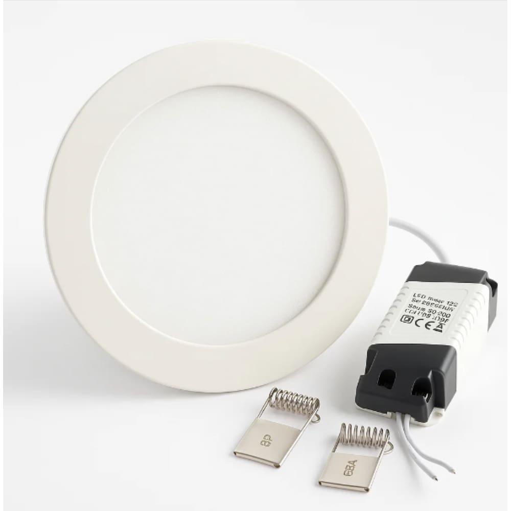 Plafon Painel de LED Redondo 19cm Bivolt (110/220V)- 15W - 3000k