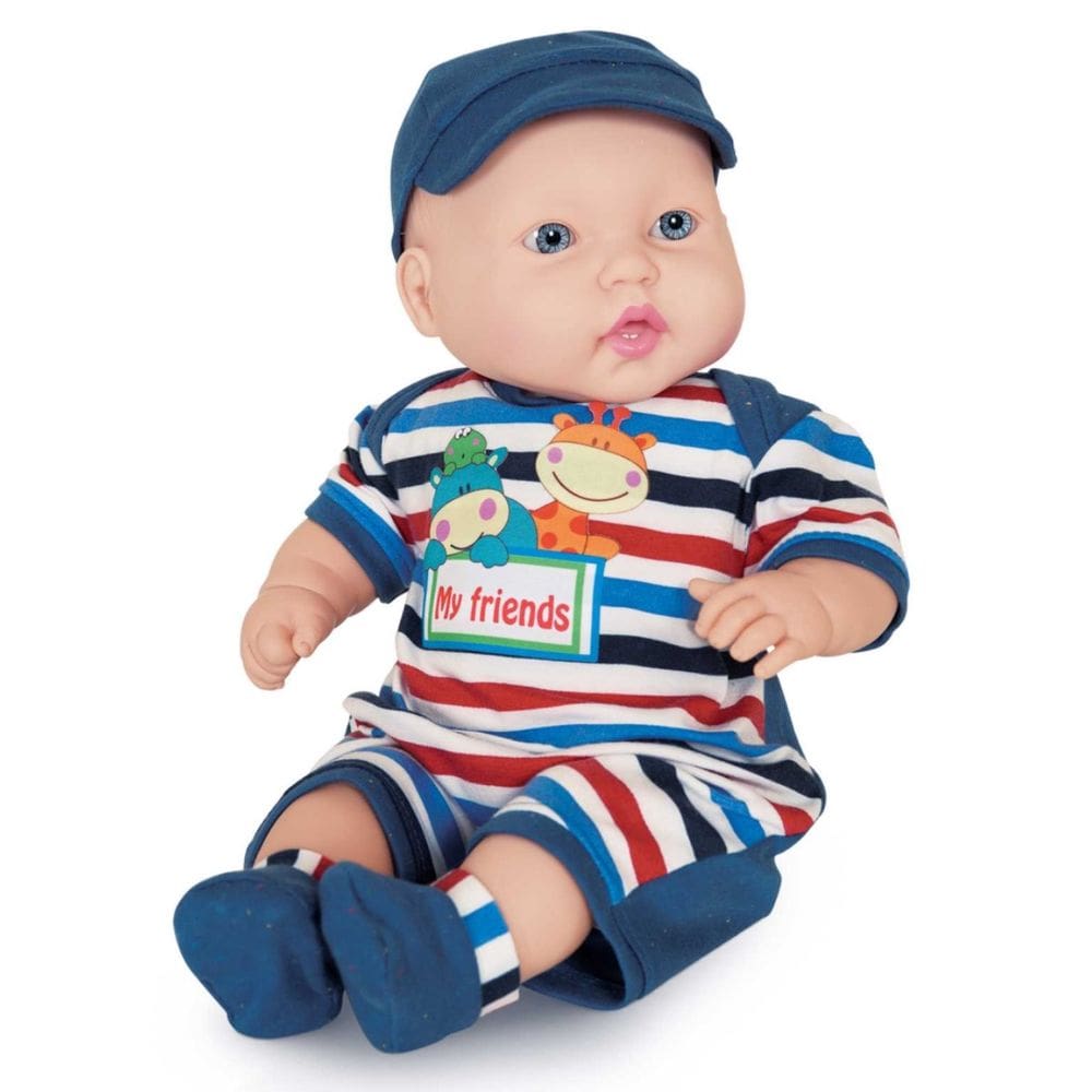Boneco Miyo Cotiplas 2246 Bebê Reborn Criança Menino Azul