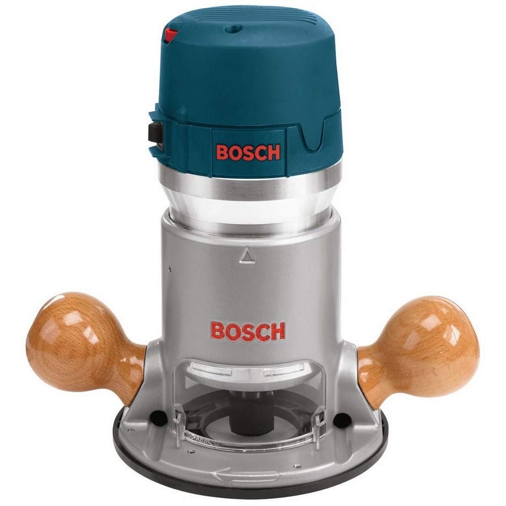 Roteador BOSCH 1617EVS de 2,25 cavalos de potência, base fixa eletrônica