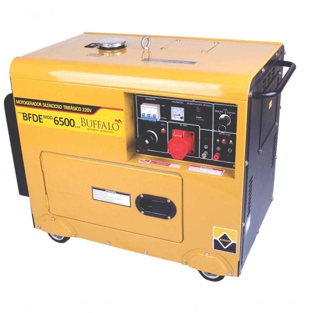 Motogerador Diesel Buffalo 5kva Trif 127- P Elétrica 220V