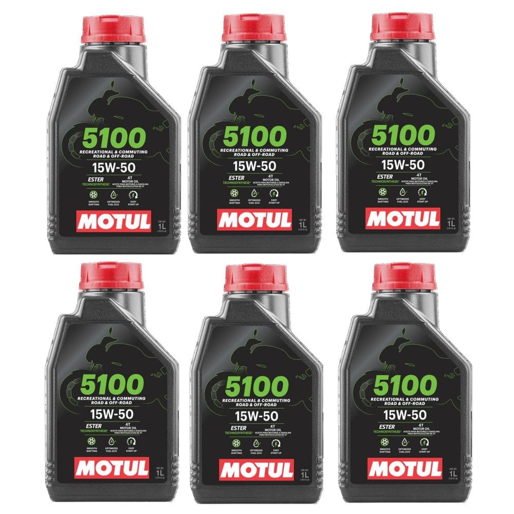 6l Óleo MOTO Motul 5100 4t 15w50 Semissintético Bmw Suzuki Honda