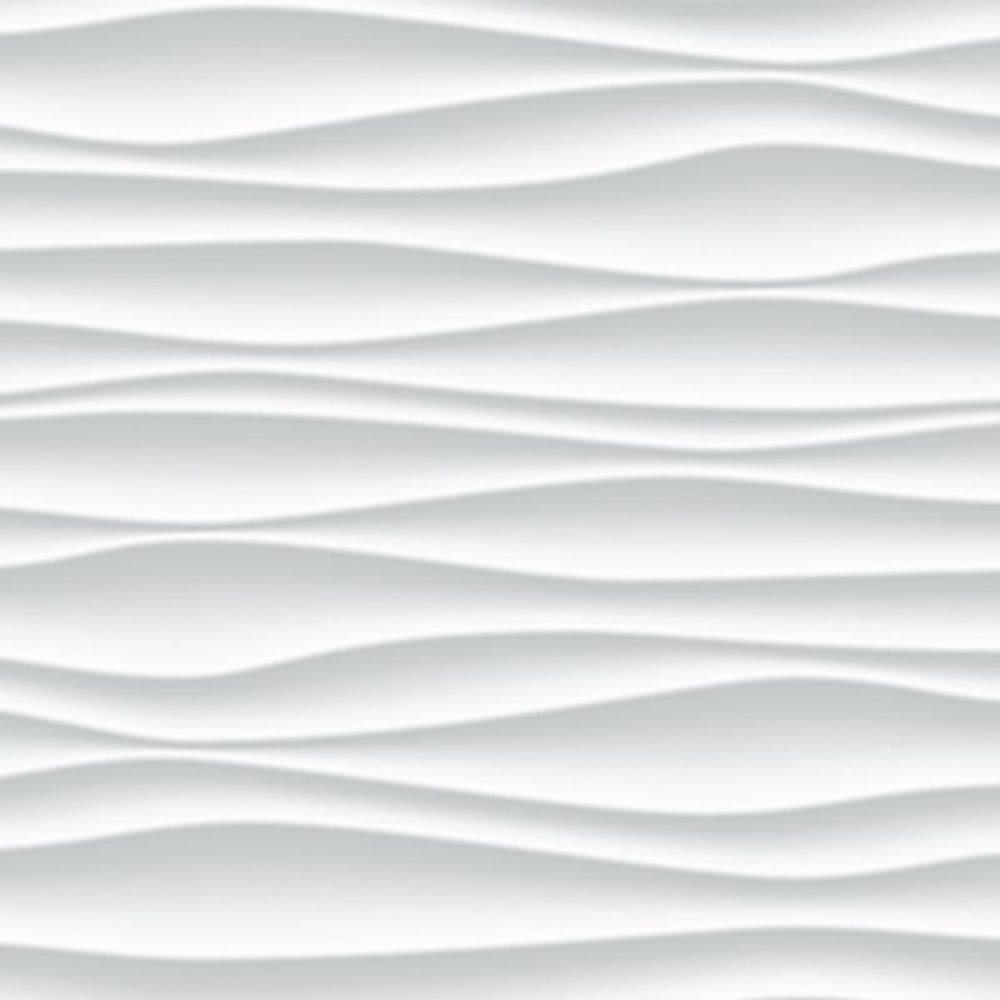 Papel De Parede 3D Efeito Ondas Pequenas Adesivo Quarto