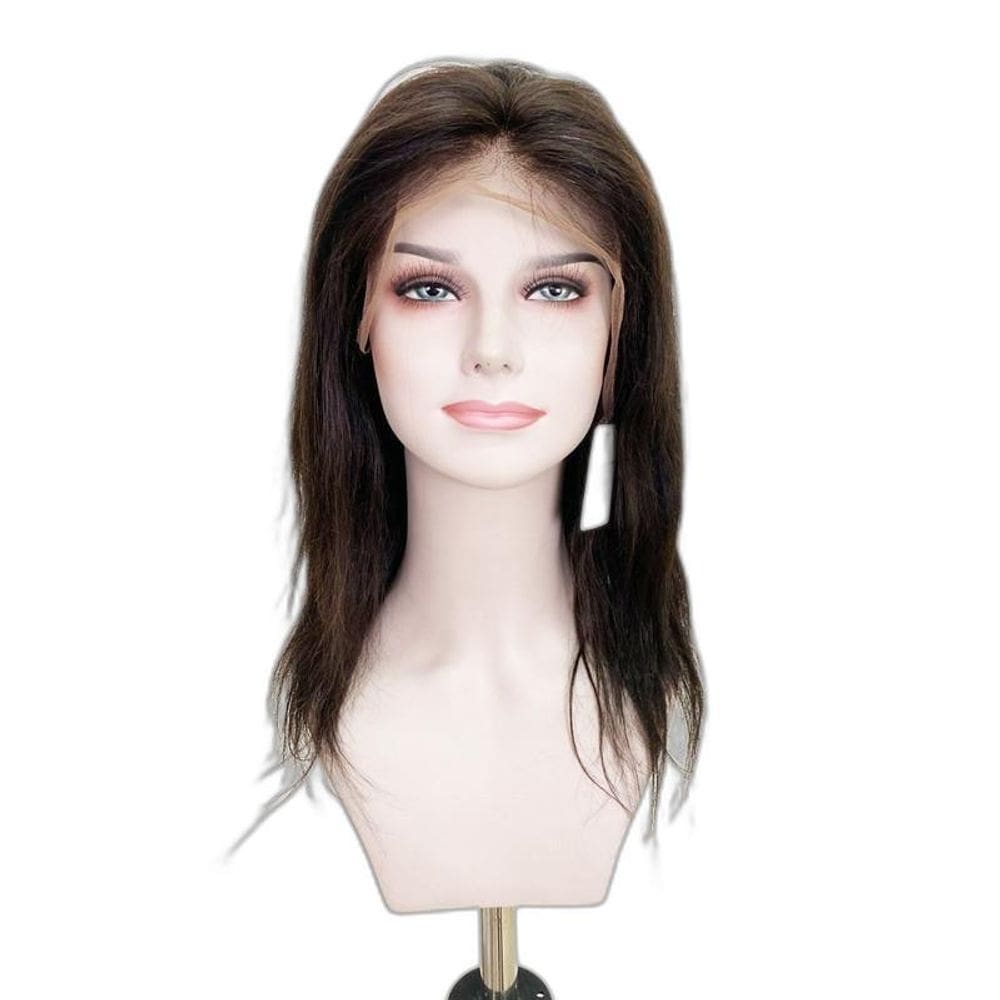 Peruca Front Lace 100% Cabelo Humano 30Cm Fio Esticado