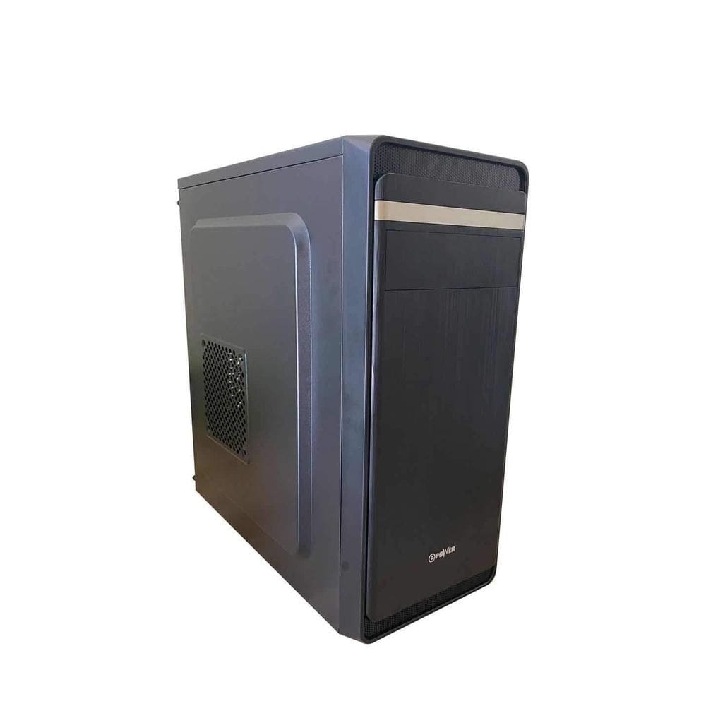 Torre média Case ePower EP-2002BB-400 ATX/matx com fonte de alimentação de 400 W