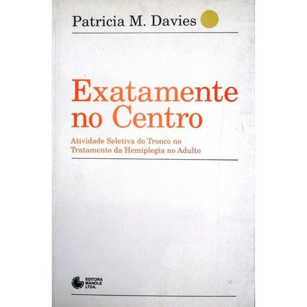 Livro Exatamente No Centro - Davies