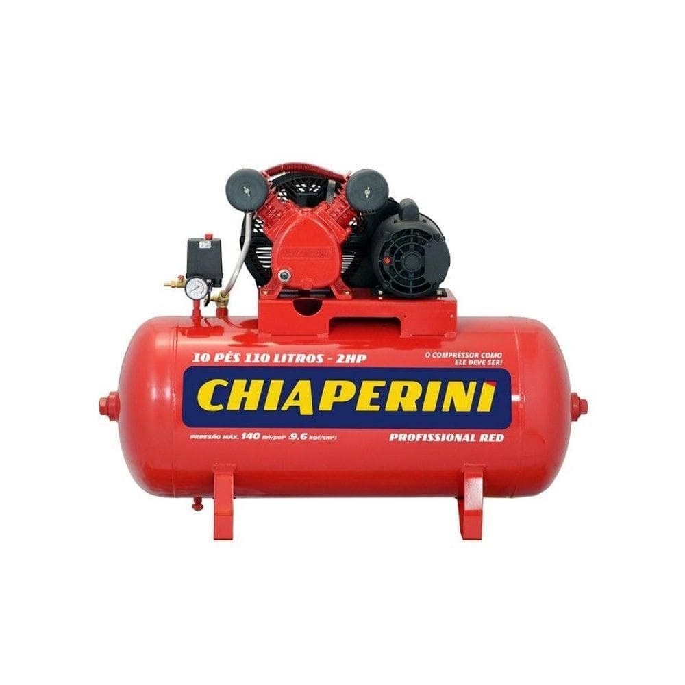 Compressor De Ar M.pressão 10-110 Mono 2hp 110l Chiaperini