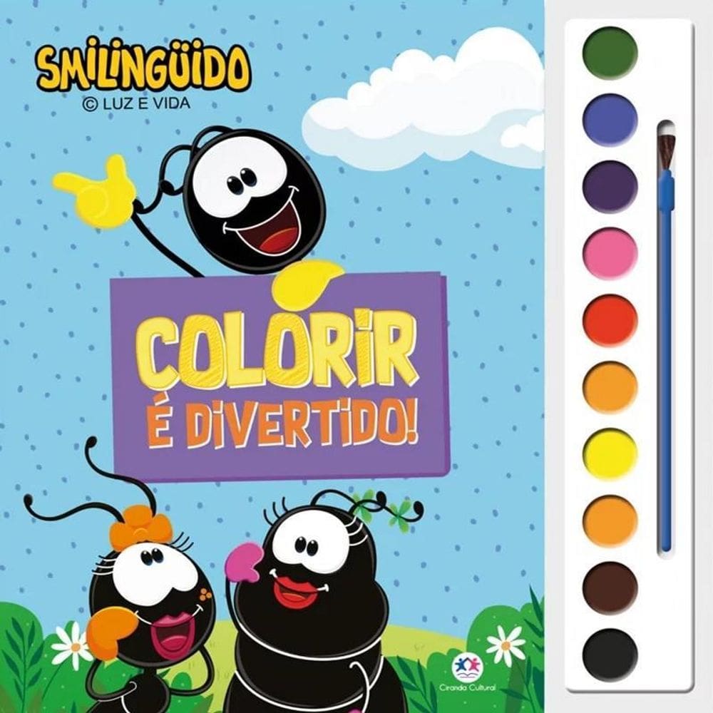 Aquarela - Smilingido - Colorir É Divertido