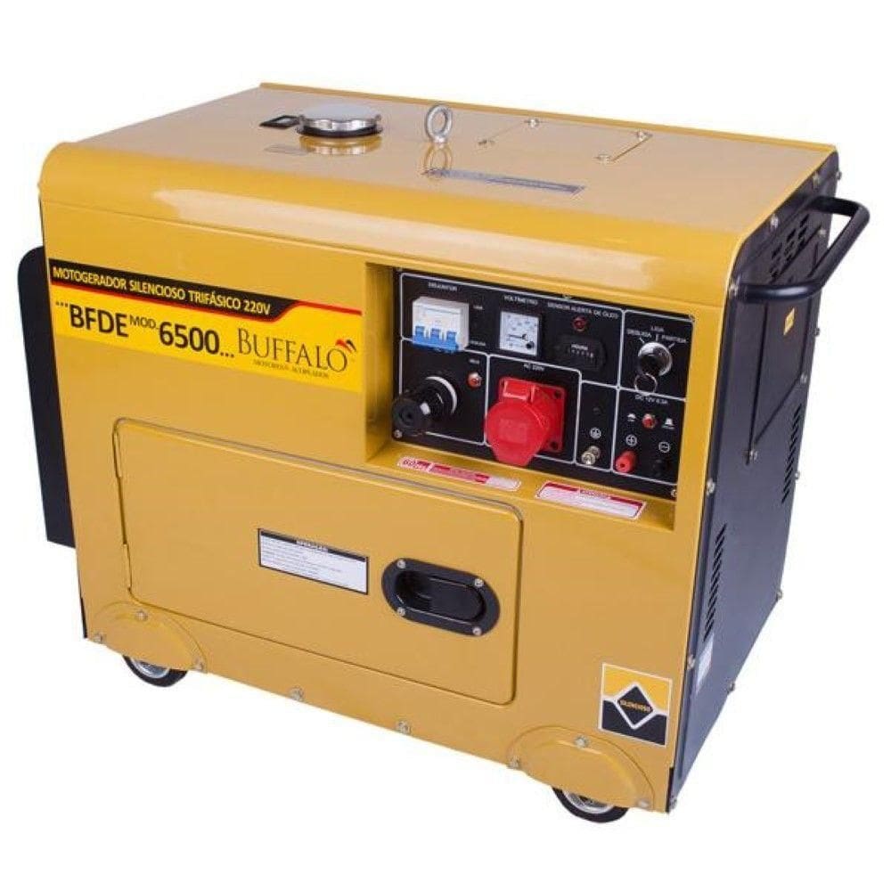 Motogerador Diesel Buffalo 6,3kva Trif 220-380v P Elétrica