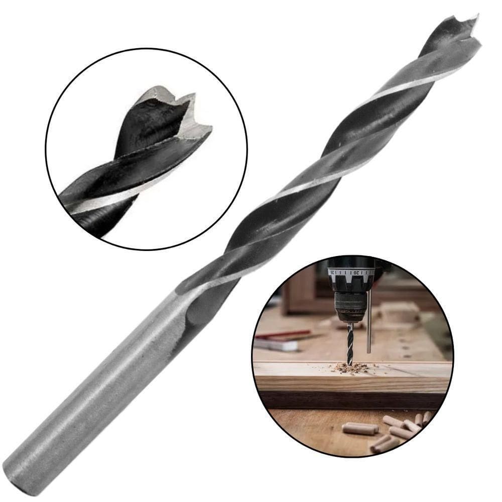 Broca 3 Pontas Para Madeira 8 X 100 Mm Tradestar