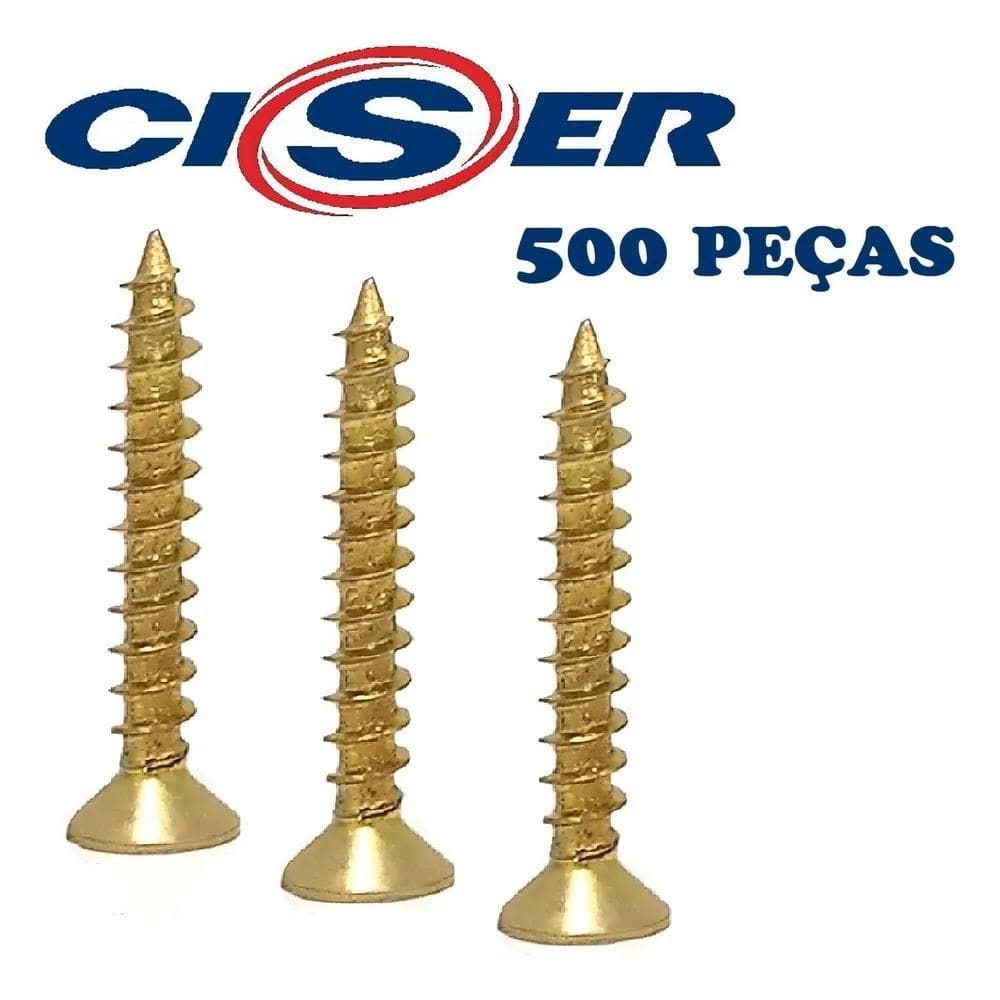 2X Parafuso 5,0X30 5X30 Ciser 500 Pçs Chipboard Philips Made
